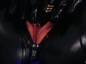 Femdom POV Amazon Video, Latex PVC Lesbians, Arya Grander