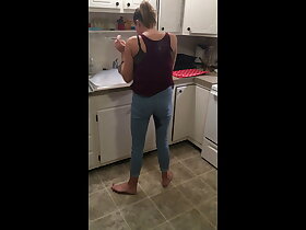 RachelHH22 Pissing around kitchen!
