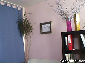 Muted ancient pussy granny rides with the addition of sucks on tap same ripen